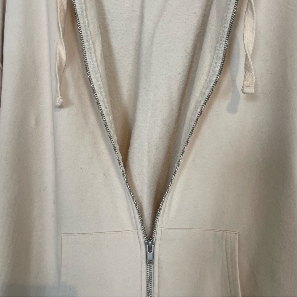 Time and Tru Cream Zip-Up Hoodie - Picture 4 of 9